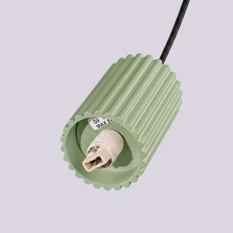 Sollux Lighting Lampa wisząca HALO 1 szałwiowa