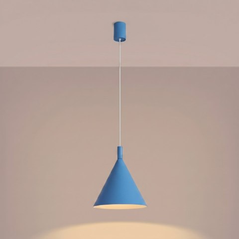 Sollux Lighting Lampa wisząca NOX 25 błękitna