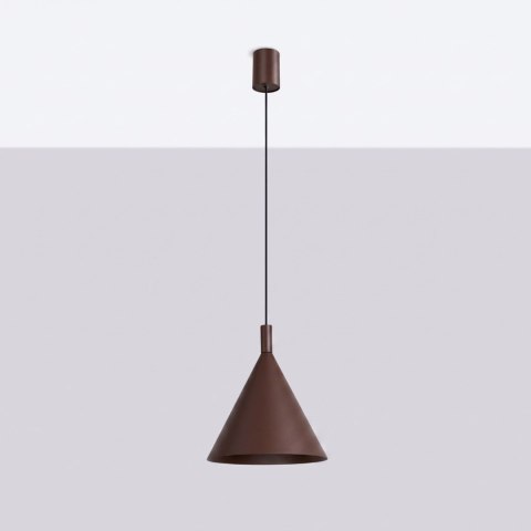 Sollux Lighting Lampa wisząca NOX 25 brązowa