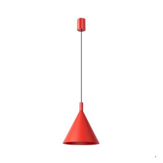 Sollux Lighting Lampa wisząca NOX 25 czerwona