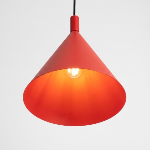 Sollux Lighting Lampa wisząca NOX 25 czerwona