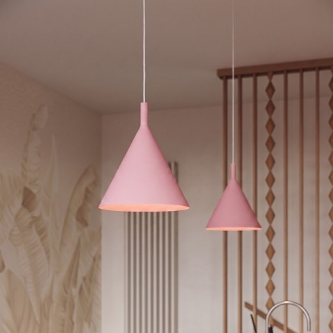 Sollux Lighting Lampa wisząca NOX 25 różowa