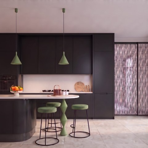 Sollux Lighting Lampa wisząca NOX 25 szałwiowa