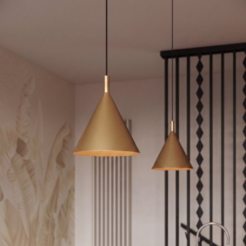 Sollux Lighting Lampa wisząca NOX 25 złota
