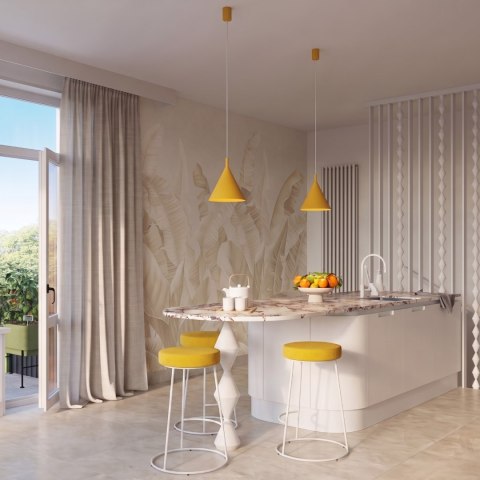 Sollux Lighting Lampa wisząca NOX 25 żółta