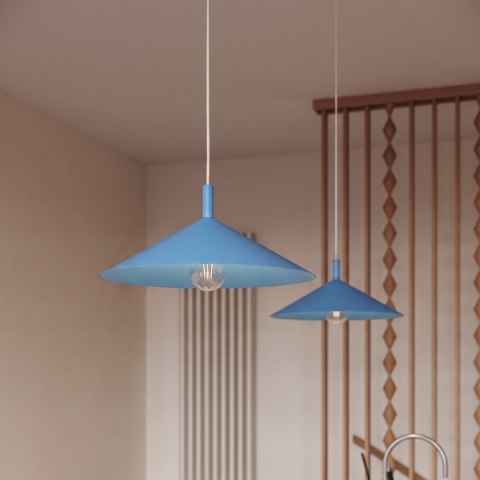 Sollux Lighting Lampa wisząca NOX 40 błękitna