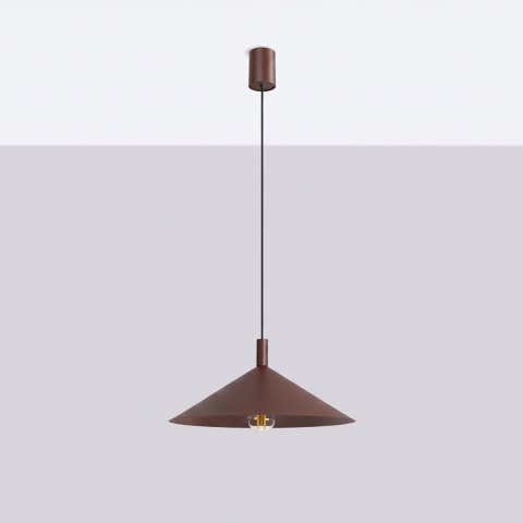 Sollux Lighting Lampa wisząca NOX 40 brązowa