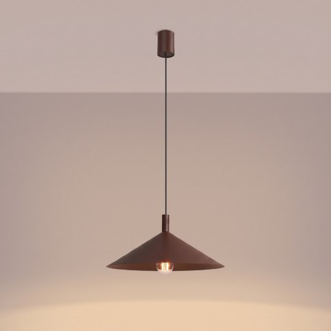 Sollux Lighting Lampa wisząca NOX 40 brązowa