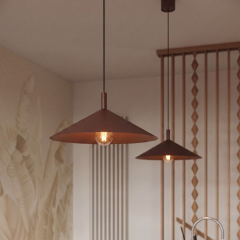 Sollux Lighting Lampa wisząca NOX 40 brązowa