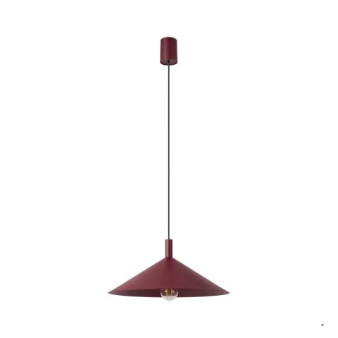 Sollux Lighting Lampa wisząca NOX 40 burgund