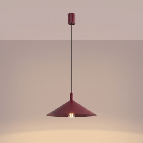 Sollux Lighting Lampa wisząca NOX 40 burgund