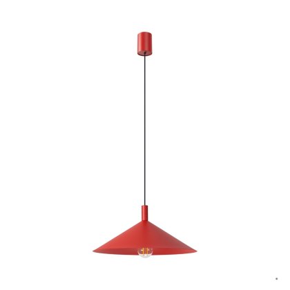 Sollux Lighting Lampa wisząca NOX 40 czerwona