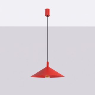 Sollux Lighting Lampa wisząca NOX 40 czerwona
