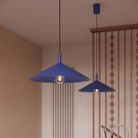 Sollux Lighting Lampa wisząca NOX 40 ultramaryna
