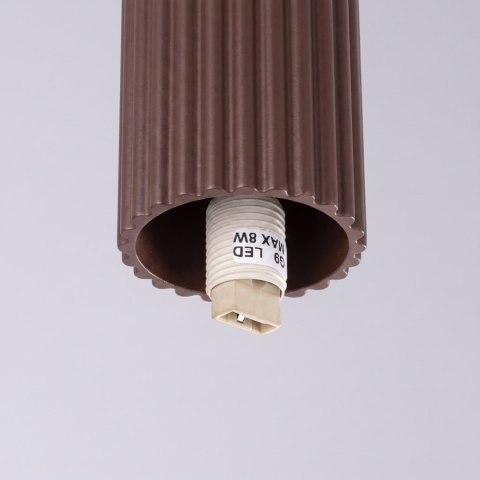 Sollux Lighting Plafon HALO brązowy IP44