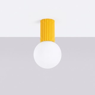 Sollux Lighting Plafon HALO żółty IP44