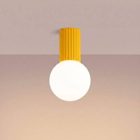 Sollux Lighting Plafon HALO żółty IP44