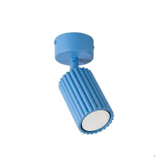 Sollux Lighting Plafon KARBON 1 błękitny