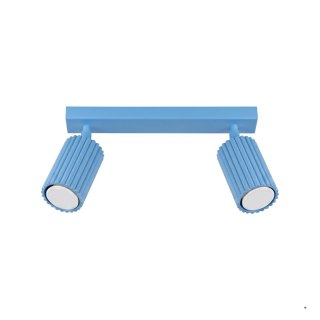 Sollux Lighting Plafon KARBON 2 błękitny