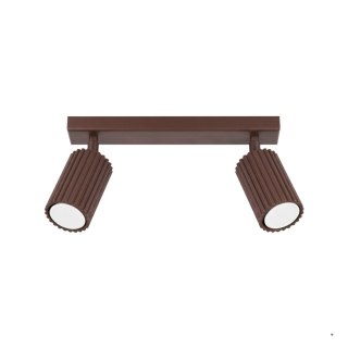 Sollux Lighting Plafon KARBON 2 brązowy
