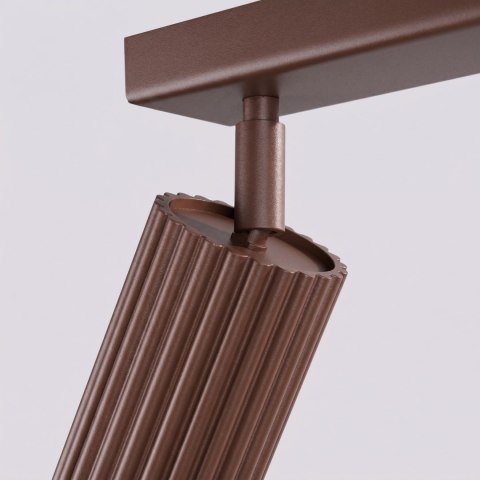 Sollux Lighting Plafon KARBON 2 brązowy