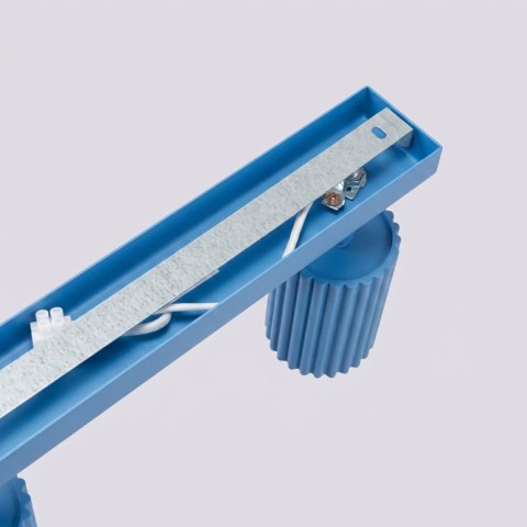 Sollux Lighting Plafon KARBON 3L błękitny