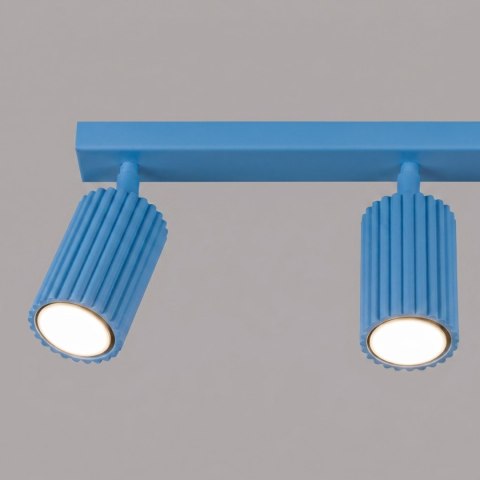 Sollux Lighting Plafon KARBON 3L błękitny