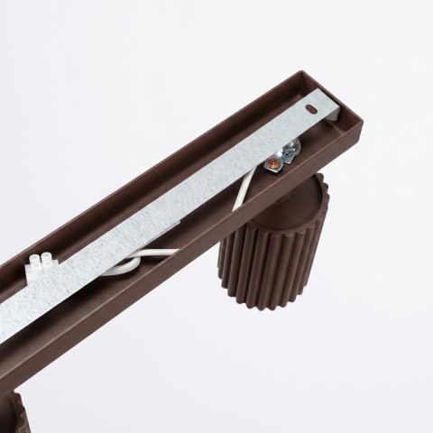Sollux Lighting Plafon KARBON 3L brązowy