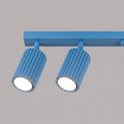 Sollux Lighting Plafon KARBON 6L błękitny