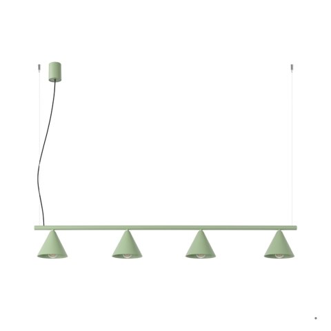Sollux Lighting Żyrandol NOX 4L szałwiowa