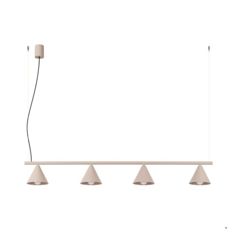Sollux Lighting Żyrandol NOX 4L taupe