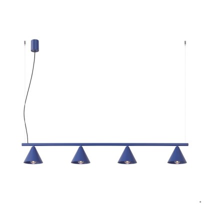 Sollux Lighting Żyrandol NOX 4L ultramaryna
