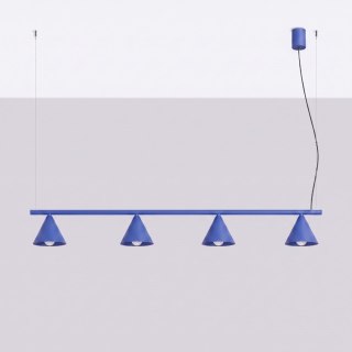 Sollux Lighting Żyrandol NOX 4L ultramaryna