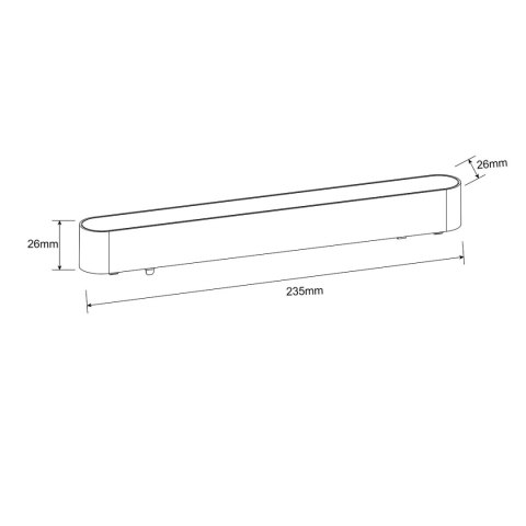 Light Prestige Reflektor Magnetic Slim Lumo 12W LED CCT czarny