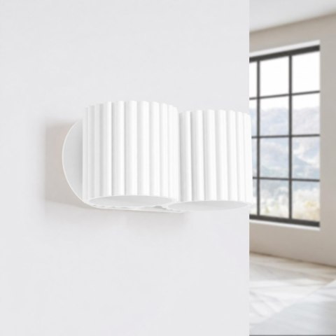 Sollux Lighting Kinkiet AURA 2 biały G9