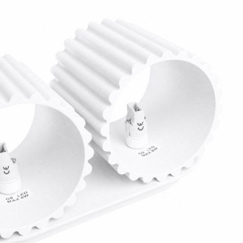 Sollux Lighting Kinkiet AURA 2 biały G9