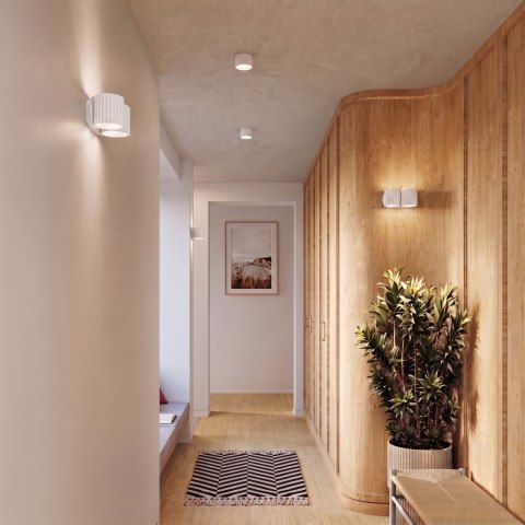 Sollux Lighting Kinkiet AURA 2 biały G9