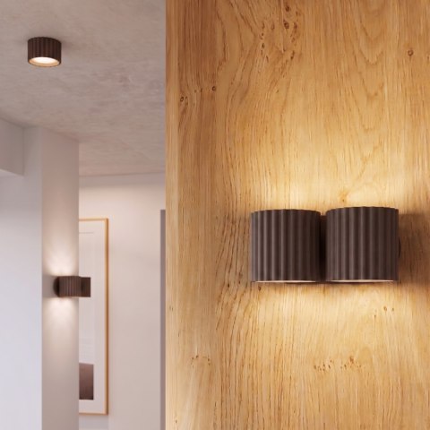 Sollux Lighting Kinkiet AURA 2 brązowy G9