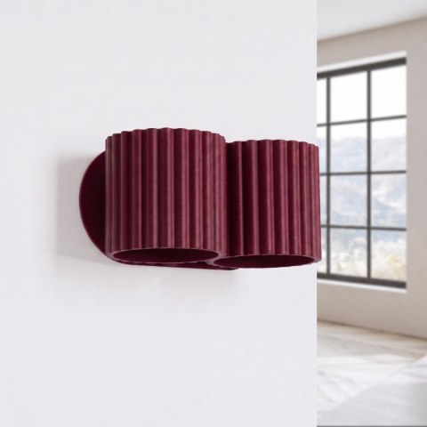 Sollux Lighting Kinkiet AURA 2 burgund G9