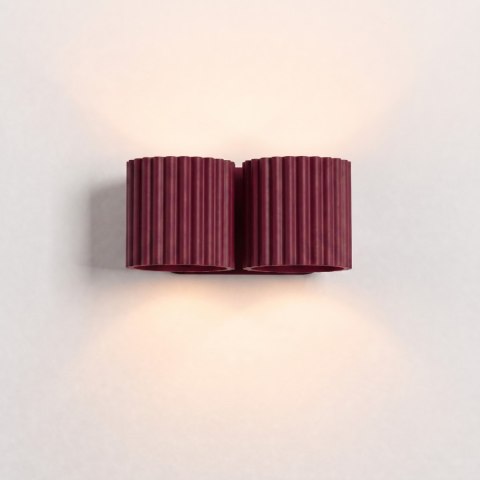 Sollux Lighting Kinkiet AURA 2 burgund G9