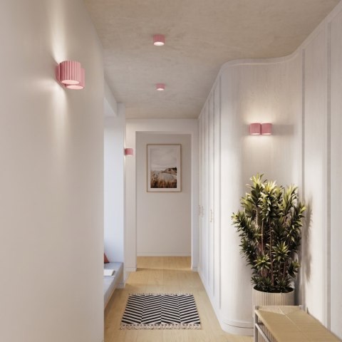 Sollux Lighting Kinkiet AURA 2 różowy G9