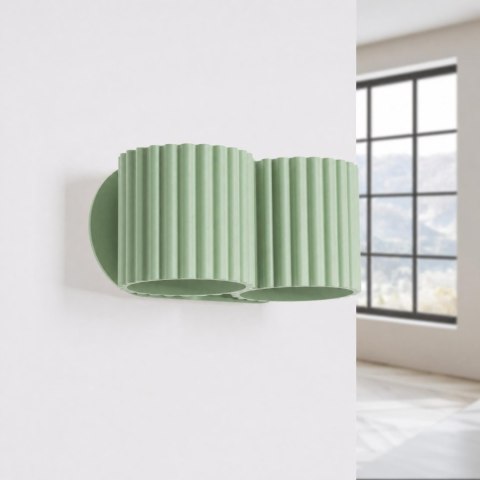 Sollux Lighting Kinkiet AURA 2 szałwiowy G9