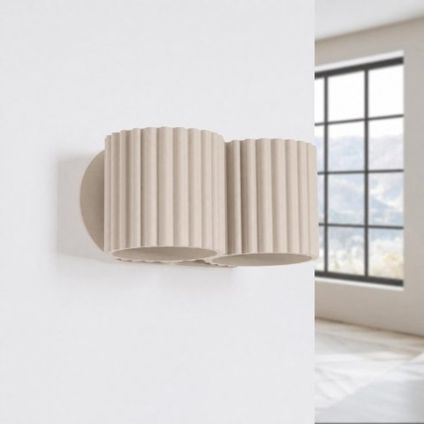 Sollux Lighting Kinkiet AURA 2 taupe G9