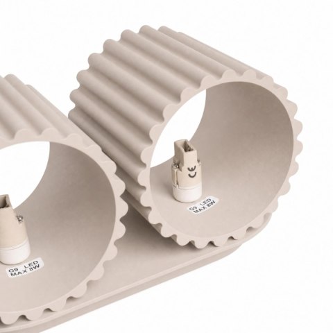 Sollux Lighting Kinkiet AURA 2 taupe G9