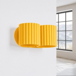 Sollux Lighting Kinkiet AURA 2 żółty G9