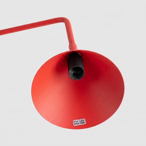 Sollux Lighting Lampa biurkowa NOX czerwona