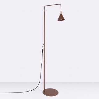 Sollux Lighting Lampa podłogowa NOX brązowa