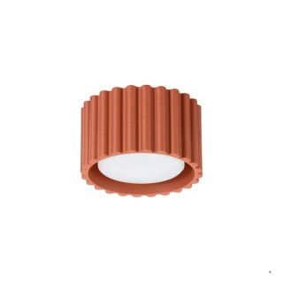 Sollux Lighting Plafon AURA 1 ochra czerwona Gx53