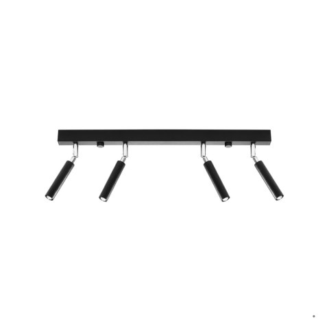 Sollux Lighting Plafon EYETECH 4 czarny