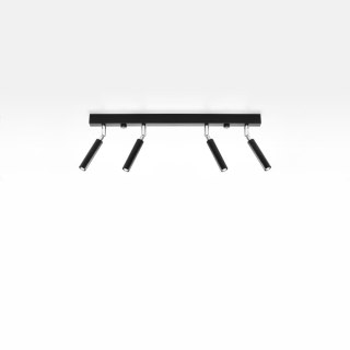 Sollux Lighting Plafon EYETECH 4 czarny
